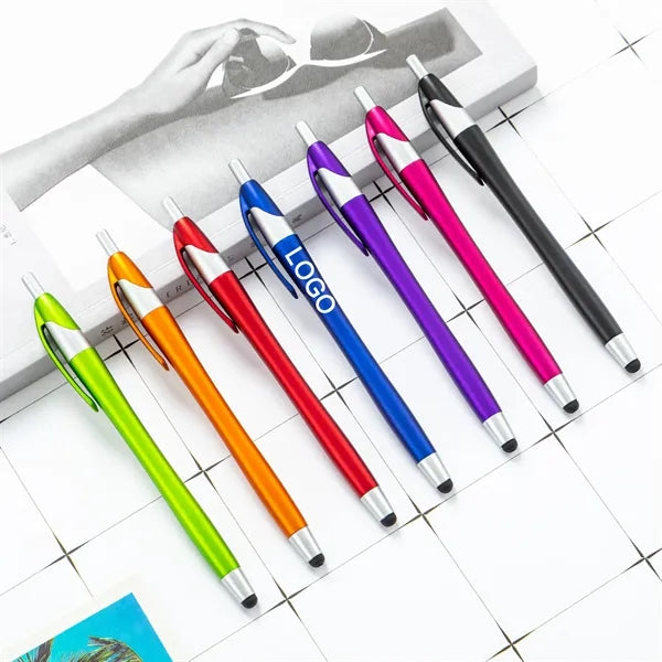 2-in-1 Click Ballpoint Pen and Stylus