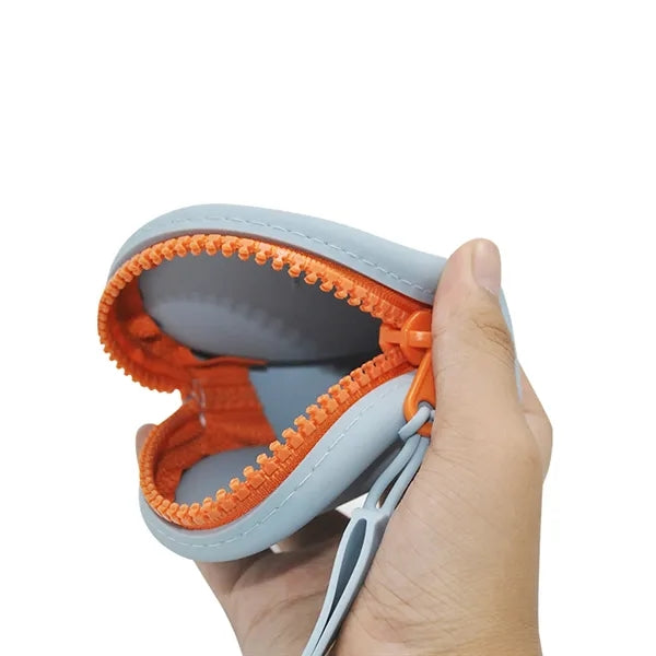 Silicone Zipper Pet Treat Bag .