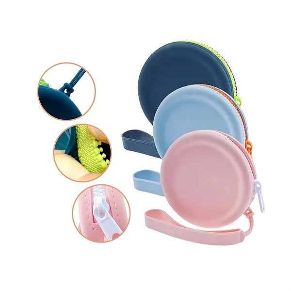 Silicone Zipper Pet Treat Bag .