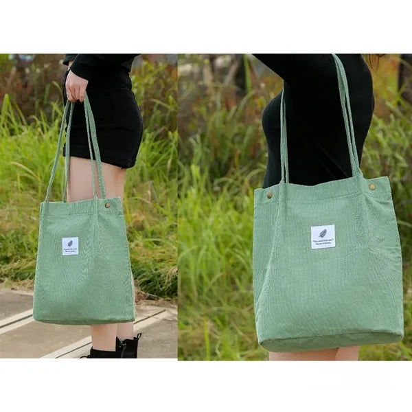 Canvas Tote Bag For Women School Work Travel And Shopping