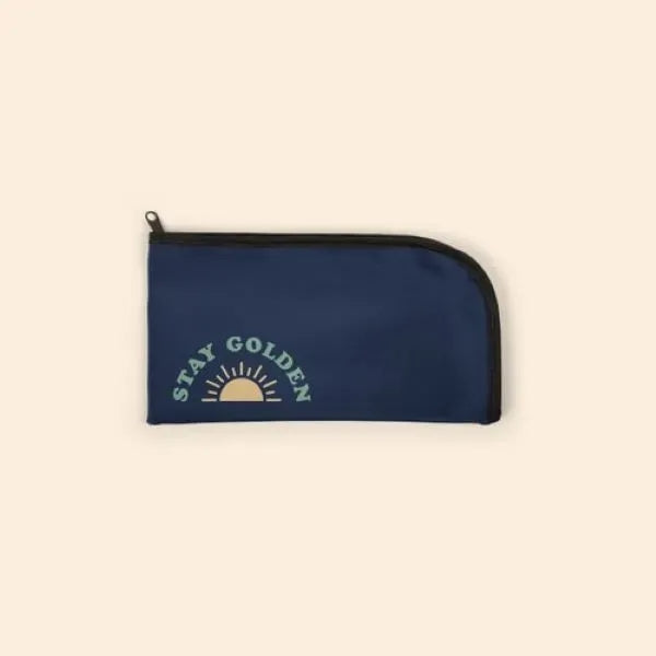 Curved Zipper Bag Ln 10.5x5.5