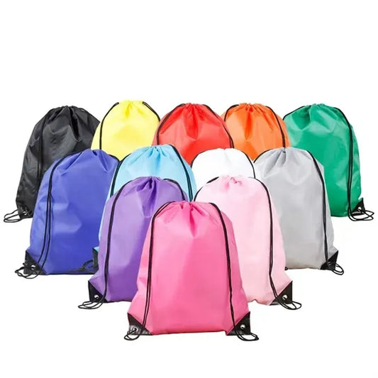 Dacron Drawstring Shoulder Bag