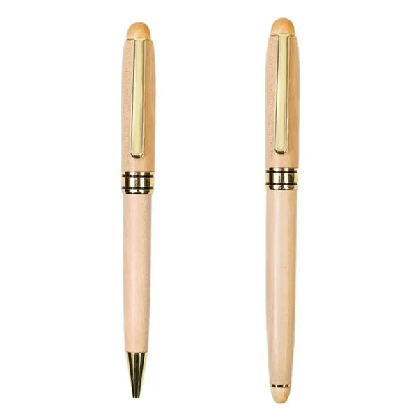 Engraved Natural Wooden Ballpoint Pen with Gift Box