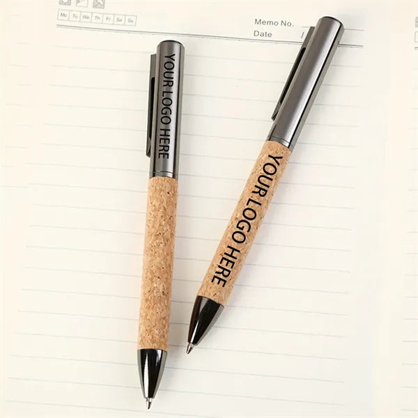 Cork-Bodied Metal Ballpoint Personlized Eco friendly Gifts