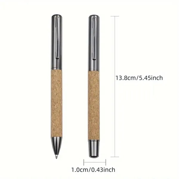 Cork-Bodied Metal Ballpoint Personlized Eco friendly Gifts
