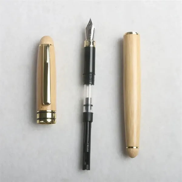 Bamboo Signature Pen Set - Elegant Wooden Eco friendly Gifts
