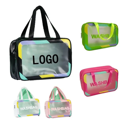Portable Clear Handheld Waterproof Wash Bag