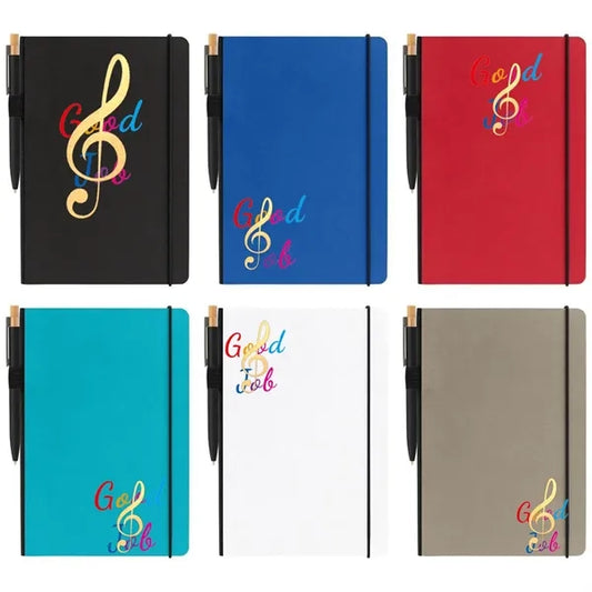 Recycled Kraft Paper Cover Journal With Pen