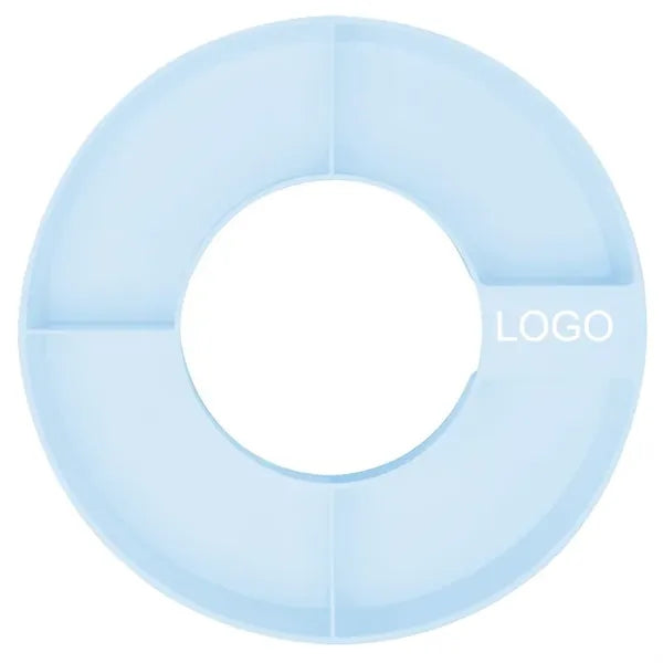 Tumbler Lid Snack Bowl Attachment With 4 Compartments