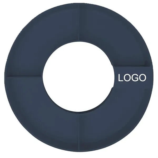Tumbler Lid Snack Bowl Attachment With 4 Compartments