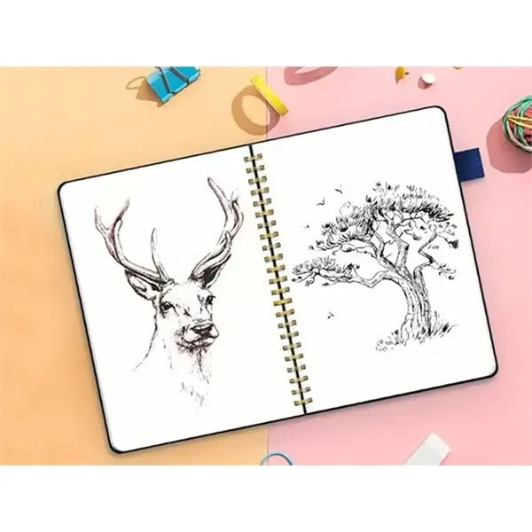 Recycled Kraft Paper Cover Journal With Pen