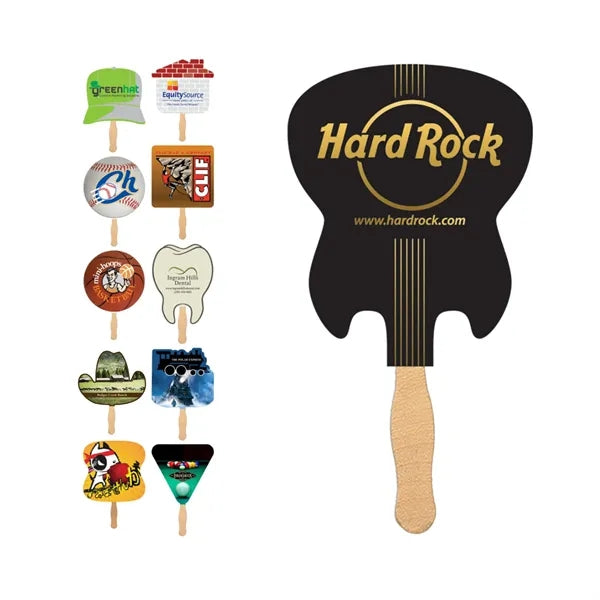 Deluxe Handheld Shaped Paper Fan