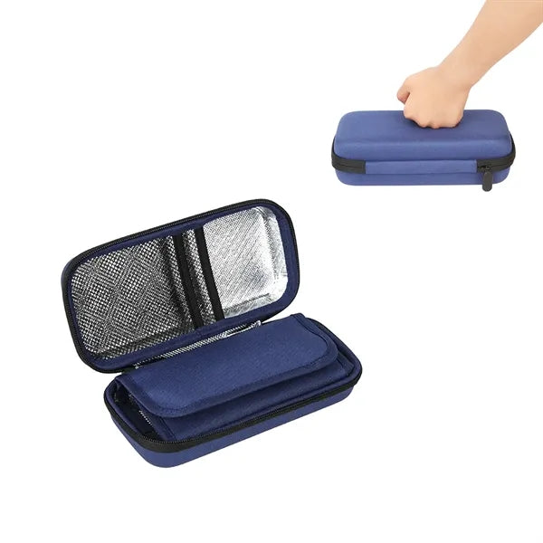 1L Diabetic Travel Organizer Cooler Case With Gel Ice Pack
