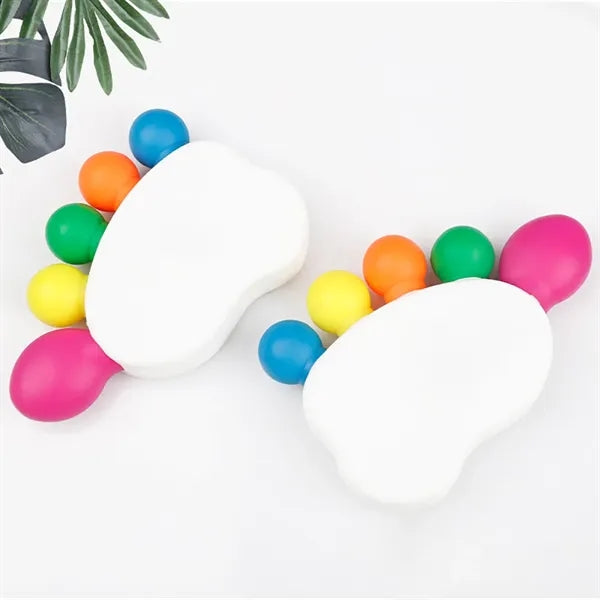 Foot-shaped 5-color marker pen highlighter