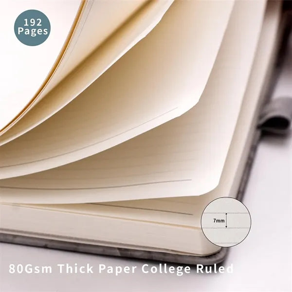 A5 PU Leather Marble Notebook