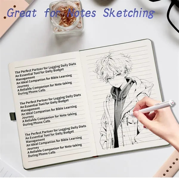 A5 PU Leather Marble Notebook
