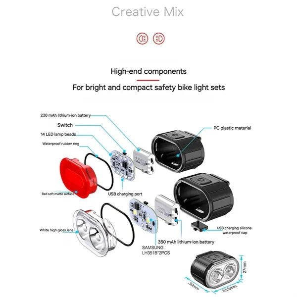 Waterproof Bike Light
