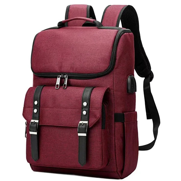 Vintage Travel Laptop Backpack