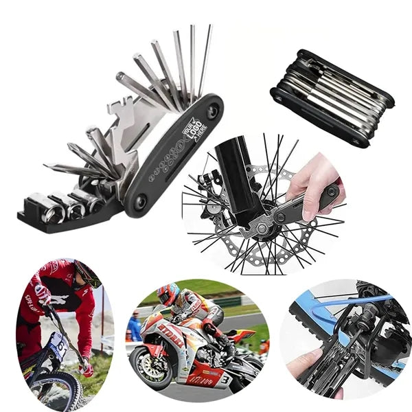 Multi-Function 16-in-1 Electric Motorcycle Bike Tools Set