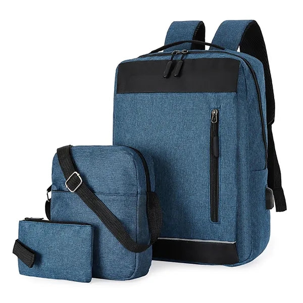 3 Piece Travel Computer Business Shoulder Matching Bag