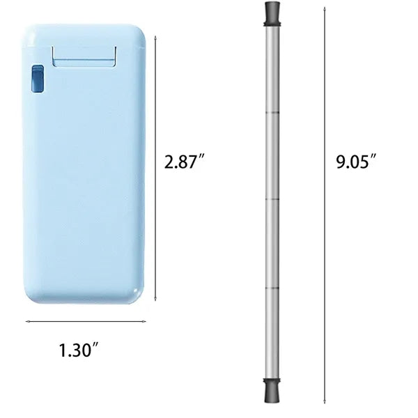 Collapsible Stainless Steel Straw Set