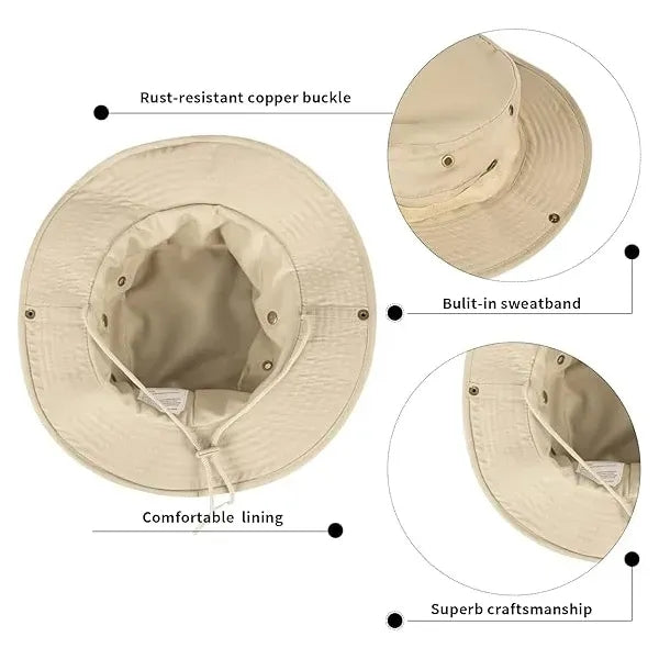Sun Hats for Men Women Bucket UPF 50+ Boonie Foldable UV