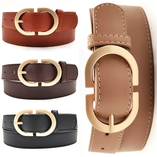 Women PU Leather Belt