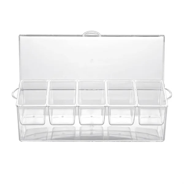 Large Ice Chilled Condiment Server with Lid