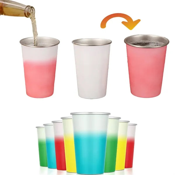 Color Changing Aluminum Cups