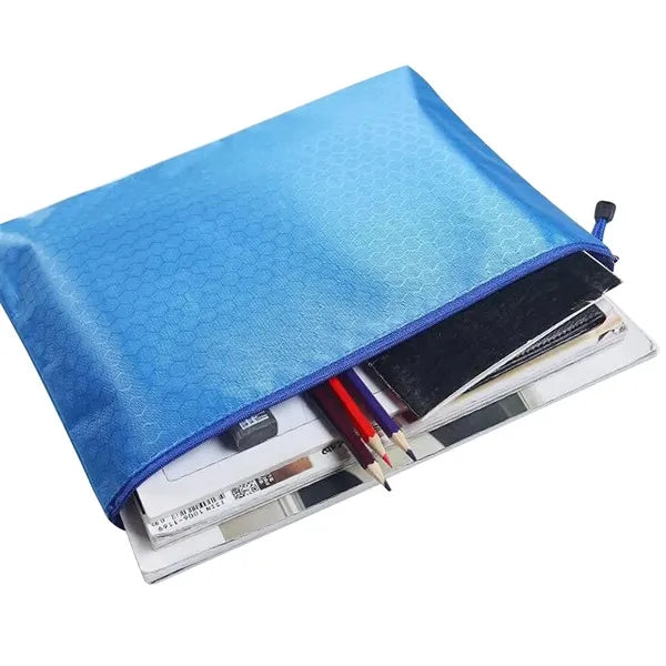 Waterproof Zipper Pen Pencil File Document Bag Pouch