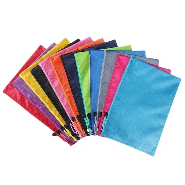 Waterproof Zipper Pen Pencil File Document Bag Pouch