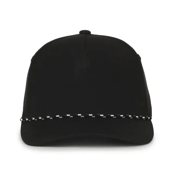 5 Panel Cap With Slight Pre-Curved Visor