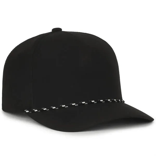 5 Panel Cap With Slight Pre-Curved Visor