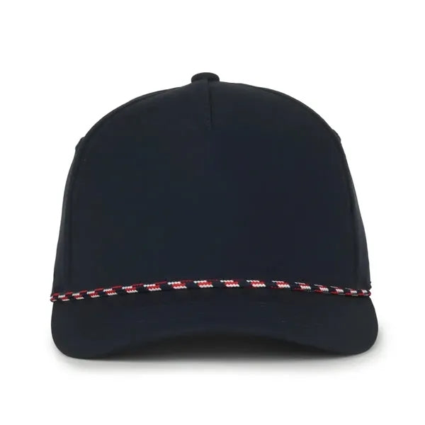 5 Panel Cap With Slight Pre-Curved Visor