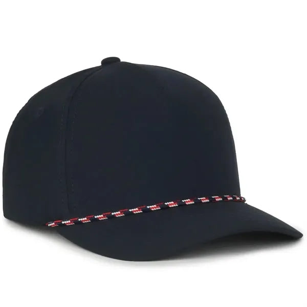 5 Panel Cap With Slight Pre-Curved Visor