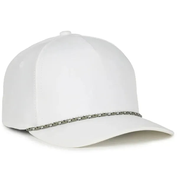 5 Panel Cap With Slight Pre-Curved Visor