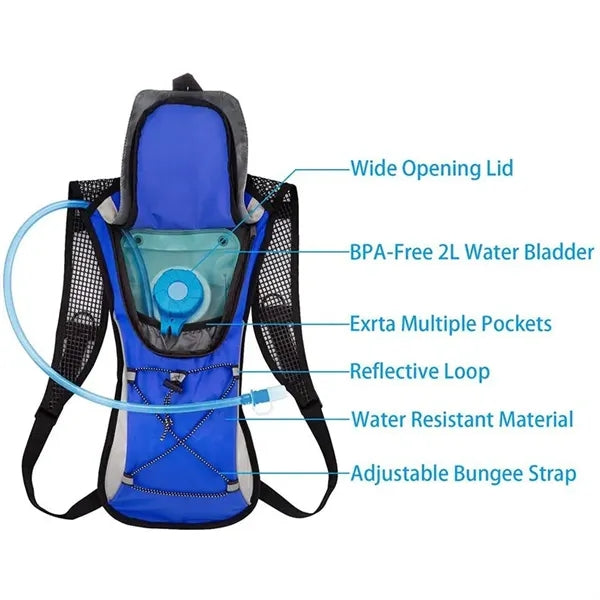 Hydration Backpack With Water Bladder