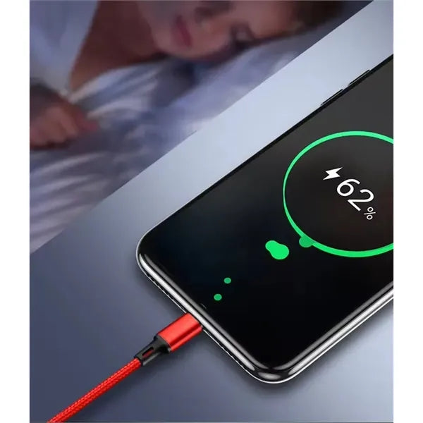 Imprinted Realm 3-in-1 Long Charging Cable