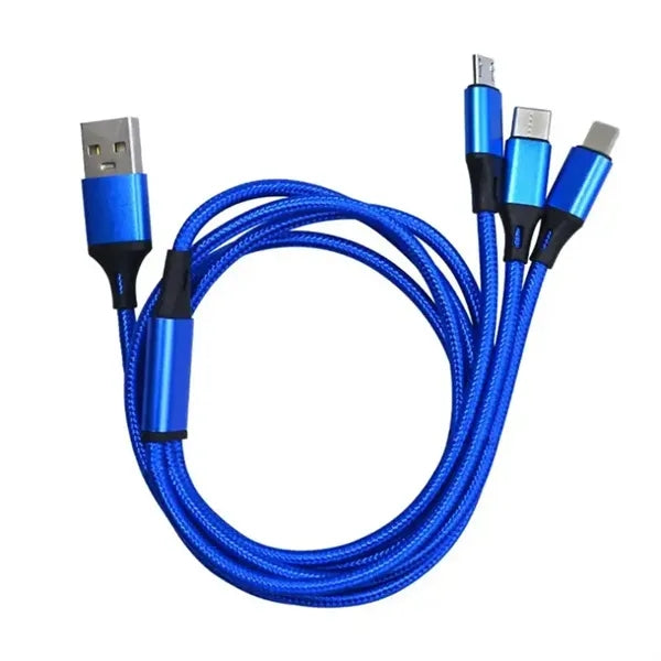 Imprinted Realm 3-in-1 Long Charging Cable