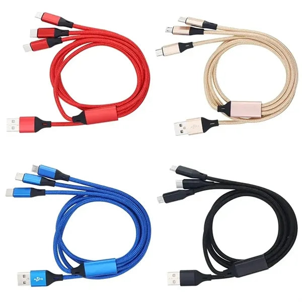 Imprinted Realm 3-in-1 Long Charging Cable