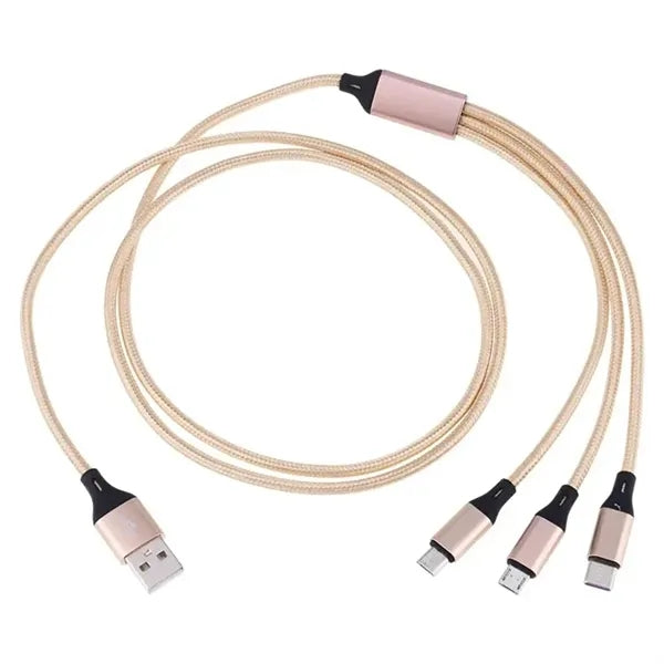 Imprinted Realm 3-in-1 Long Charging Cable