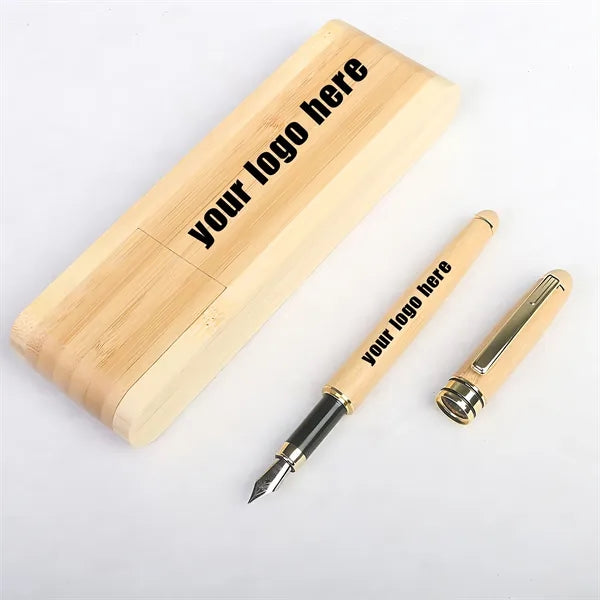 Bamboo Pen Set With Fine Nib For Calligraphy