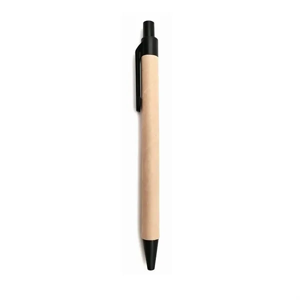Kraft Paper Pens Medium Point Retractable Eco Friendly