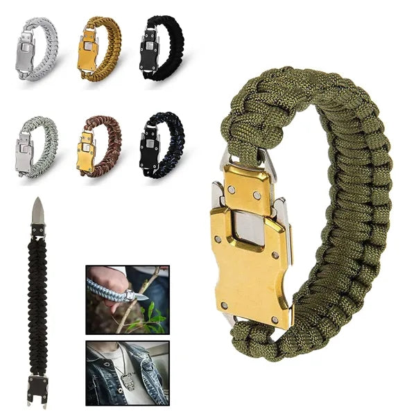 Outdoor Survival Bracelet wih Knife