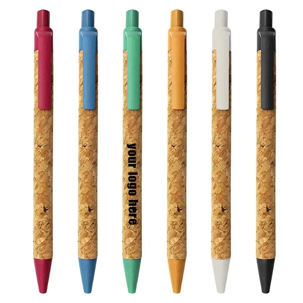 Wheat Ballpoint Pens With Natural Comfortable Grip