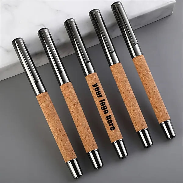 Wood Pen Grain With Comfort Grip Eco-Friendly