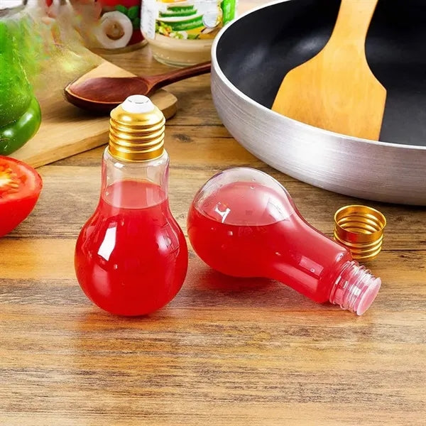 10oz Plastic Bulb-Shaped Cups Water Bottle Candy Containers