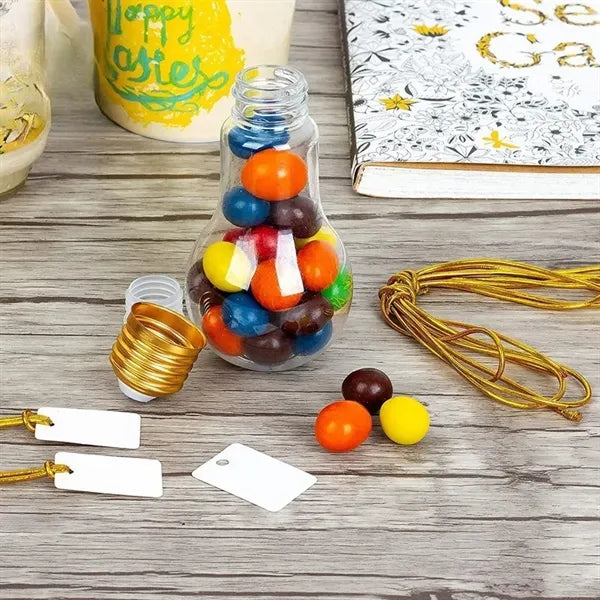 10oz Plastic Bulb-Shaped Cups Water Bottle Candy Containers