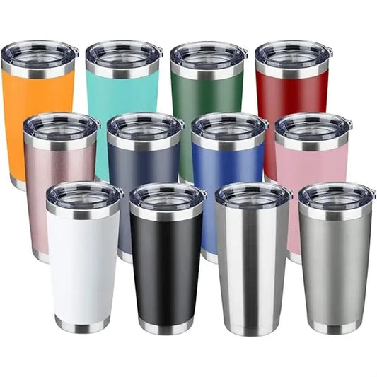 Stainless Steel Car Tumbler Cup with Lid for Travel