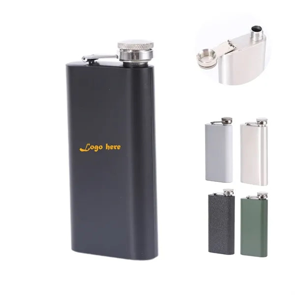 9oz Stainless Steel Pocket Hip Flask